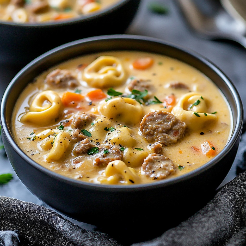 10-Minute Creamy Tortellini Soup: Comfort in a Bowl
