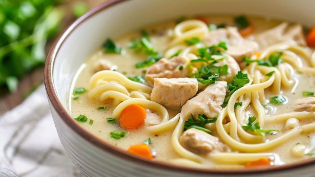 10 Delightfully Creamy Chicken Noodle Soup Recipe to Warm Your Soul