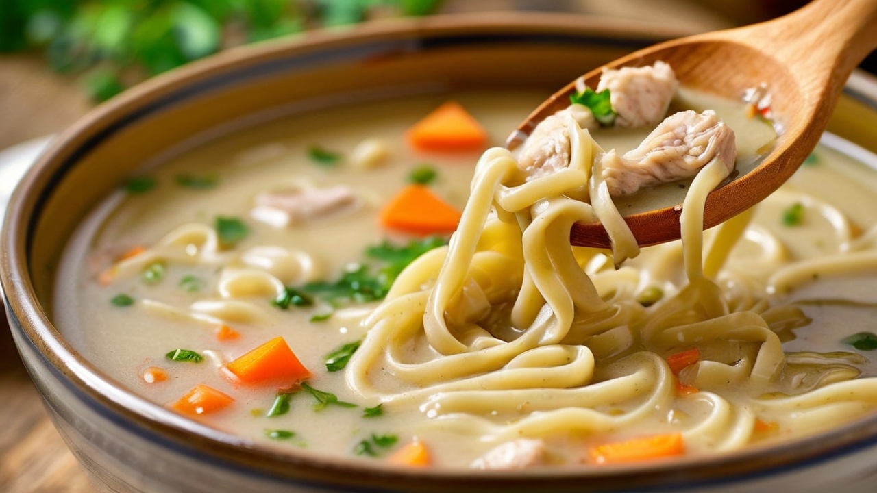 10 Delightfully Creamy Chicken Noodle Soup Recipe to Warm Your Soul