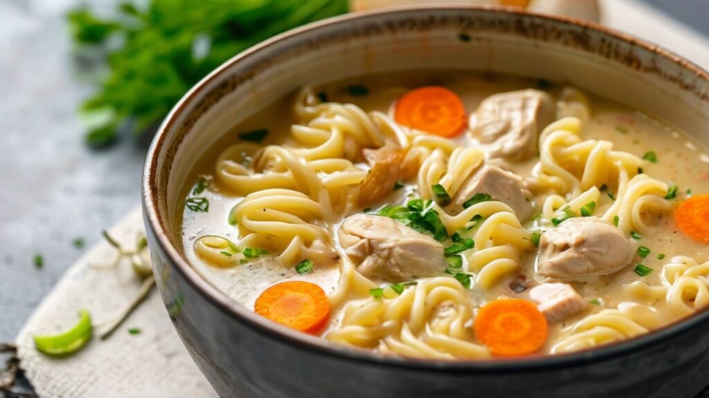 10 Delightfully Creamy Chicken Noodle Soup Recipe to Warm Your Soul